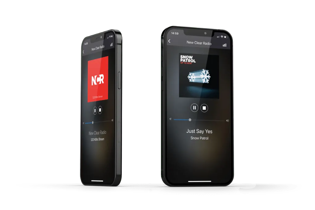 New Clear Radio mobile app