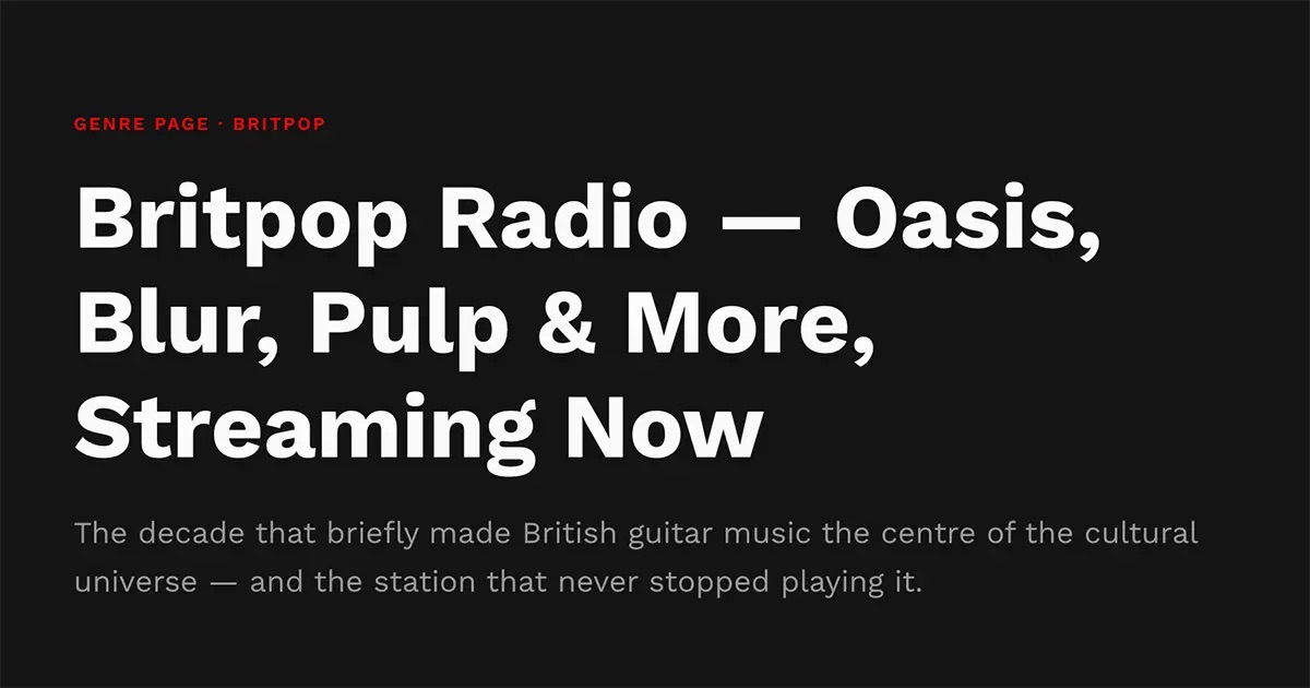 History of Britpop — From Suede to Oasis and Beyond