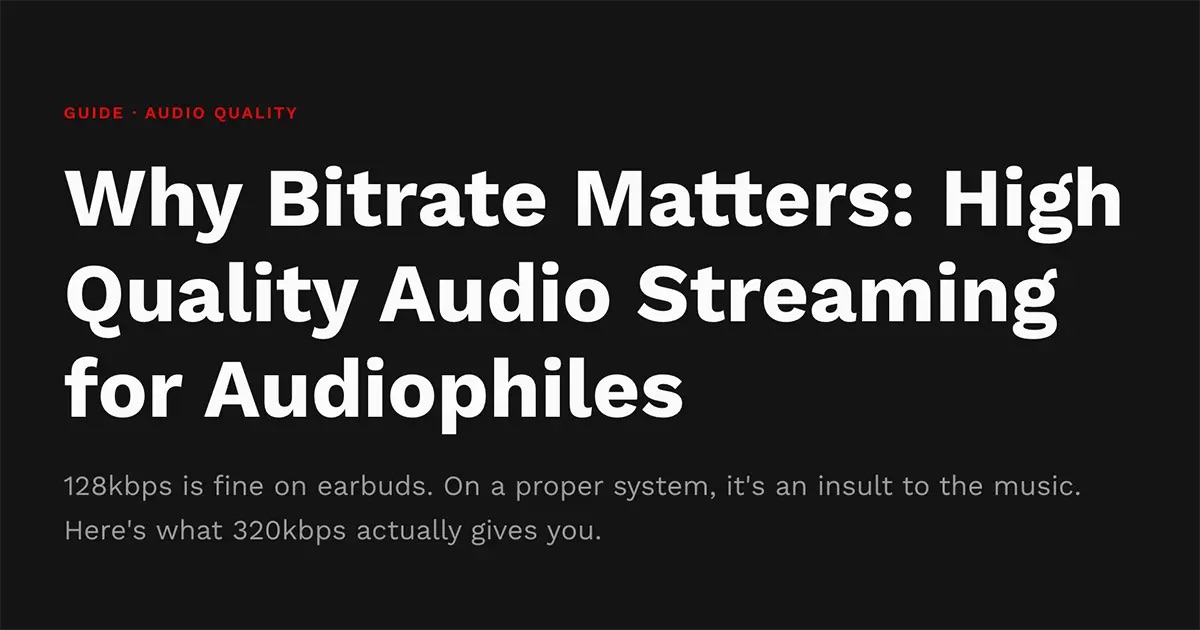 192kbps vs 320kbps Radio — Can You Hear the Difference?
